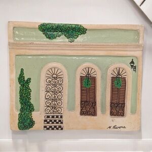 Hand Made Ceramic Wall Plaque: San Juan, Puerto Rico